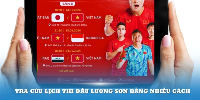 Tra cứu Lịch thi đấu Luong Son bằng nhiều cách